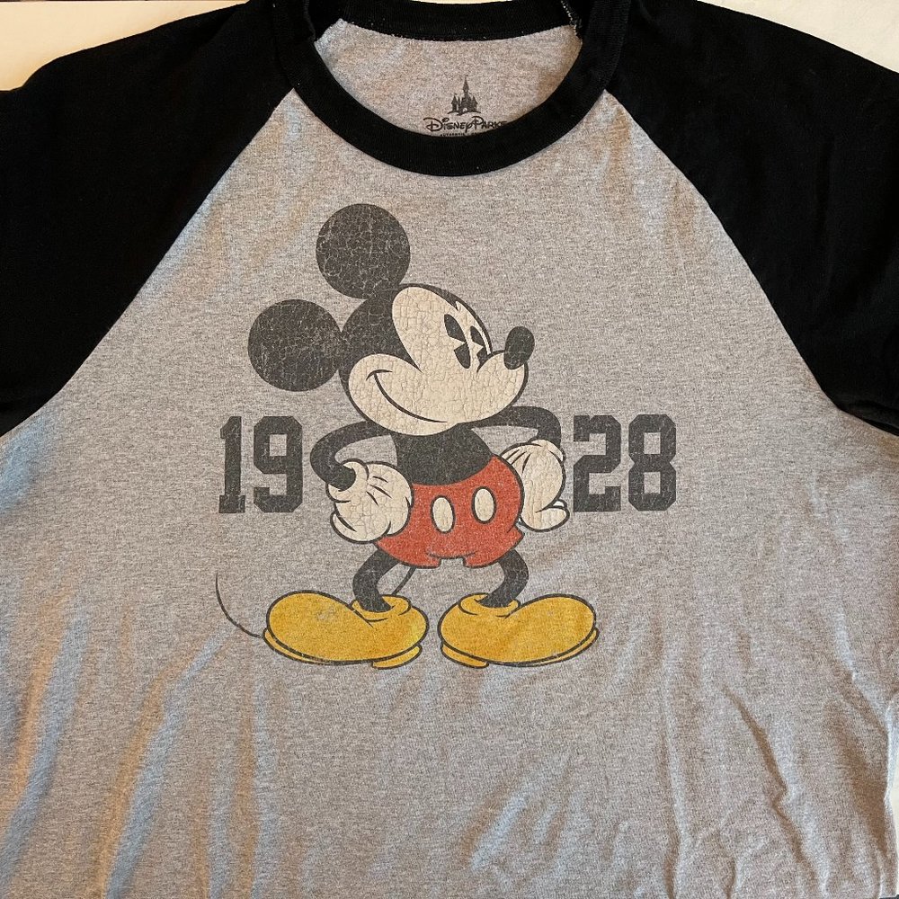 Mickey Mouse 3/4 Sleeve T-shirt XL